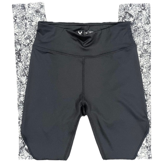 Brand New SOC Swedish Sportswear Girls High Waist Black White Leggings XL 16/18 - Picture 9 of 13